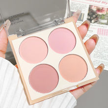 Load image into Gallery viewer, 4-color Blush Matte Brightening Peach Pink Coral Low Saturation Shrinking And Expanding Natural Contour Rouge Face Cosmetics
