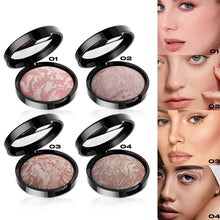 Load image into Gallery viewer, 7 Colors Baked Duo Matte Finishing Powder Foundation Compact Waterproof Long Lasting Full Coverage Makeup Base Smooth Skin
