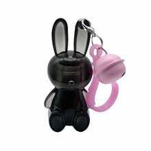 Load image into Gallery viewer, Gege Bear Pink Rabbit Velvet Lip Cream Black Rabbit Water Light Lip Glaze Matte Mirror Pendant Lipstick Lip Gloss
