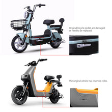 Load image into Gallery viewer, 2Pcs 5cm 7cm Motorcycle Electric Bike Foldable Pedals Rear Seat Foot Support Pad Pedal
