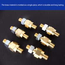 Load image into Gallery viewer, 1/2/4pcs 3/8-16 Car Heavy-duty Brass Battery Terminal Connectors Threaded Seamless Installation for Assorted Safe Connection
