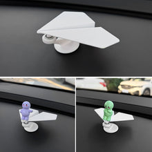 Load image into Gallery viewer, 360° Rotating Aircraft Cat Car Center Console Ornaments Micro Animal Screen Decoration Car Interior Accessories
