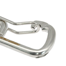 Load image into Gallery viewer, 1PC 316 Stainless Steel Bent Simple Hook 80MM Single-Head Scuba Diving BCD Gear Spring Quick-Release Safety Buckle
