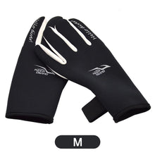 Load image into Gallery viewer, 1Pair 2MM Neoprene Rubber Diving Gloves Anti-Slip And Keep Warm Color-Blocked Gloves Winter Swimming Diving Equipment
