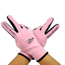 Load image into Gallery viewer, 1Pair 2MM Neoprene Rubber Diving Gloves Anti-Slip And Keep Warm Color-Blocked Gloves Winter Swimming Diving Equipment
