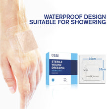 Load image into Gallery viewer, 1Box Disposable Medical Sterile Dressing Large Wound Care Bath Waterproof Patches For Postoperative Wounds or External Injuries
