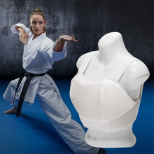 Load image into Gallery viewer, XS-M Karate Chest Protector For Women Softshell Fabric Training Gear Lightweight And Breathable Competition Martial Arts Safety Gear
