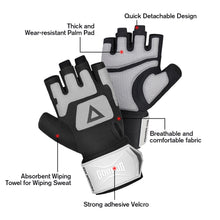 Load image into Gallery viewer, 1Pair Professional Sports Half-Finger Gloves Anti-Slip And Shock-Absorbing Outdoor Cycling Mountain Climbing Gloves Fixed With Self-Adhesive Cloth
