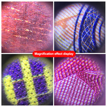Load image into Gallery viewer, Mini Magnifier Pocket Microscope 60X LED UV Light Jewelry Magnifying Glass Jewelers Eye Loupe For Diamond Coins Currency
