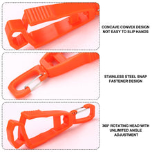 Load image into Gallery viewer, Multi-purpose Tactical Gloves Clip Hanger Anti-drop Hook Work Gloves Holder Water Bottle Keys Safety Clamp Camping Tools
