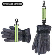 Load image into Gallery viewer, Multi-purpose Reflective Firefighter Gloves Clip Hanger Anti-drop Hook Work Gloves Holder Water Bottle Keys Safety Clamp Camping Tools

