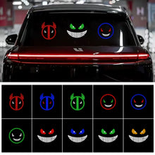 Load image into Gallery viewer, Devil's Eye Car LED Decorative Light Rear Window Warning Light Devil Eye Atmosphere Light Car Decoration Accessories
