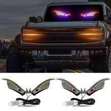Load image into Gallery viewer, Car LED Devil's Eye Decorative Light Rear Window Warning Light Devil Eye Atmosphere Light Auto Decoration Accessories
