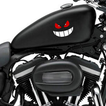 Load image into Gallery viewer, 1Pc Car Motorcycle Stickers Devil Eyes Helmet Fairing Rear Window Decoration Decal Reflective Electric Stickers S M L
