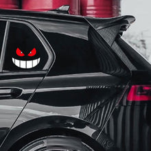 Load image into Gallery viewer, 1Pc Car Motorcycle Stickers Devil Eyes Helmet Fairing Rear Window Decoration Decal Reflective Electric Stickers S M L
