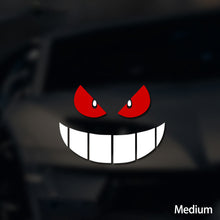 Load image into Gallery viewer, 1Pc Car Motorcycle Stickers Devil Eyes Helmet Fairing Rear Window Decoration Decal Reflective Electric Stickers S M L
