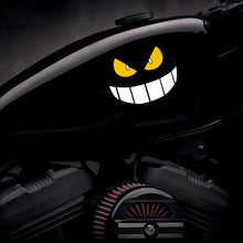 Load image into Gallery viewer, 1Pc Car Motorcycle Stickers Devil Eyes Helmet Fairing Rear Window Decoration Decal Reflective Electric Stickers S M L
