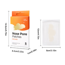 Load image into Gallery viewer, Nose Pore Patches Acne Nose Patch Cleaning Water Colloid Acne Nose Patch Skincare Products
