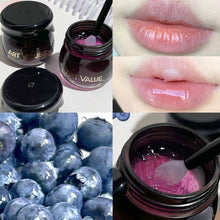 Load image into Gallery viewer, Small Black Pot Lip Mask Moisturizing Sleep Care Lip Mask Nourishing Fruit Lipstick Lipstick Skin Care Makeup Lip Balm
