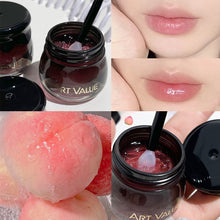 Load image into Gallery viewer, Small Black Pot Lip Mask Moisturizing Sleep Care Lip Mask Nourishing Fruit Lipstick Lipstick Skin Care Makeup Lip Balm
