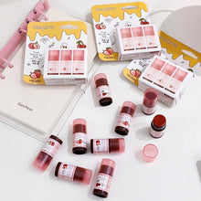 Load image into Gallery viewer, Moisturizing Lipstick Lip Balm Cheek Blusher Dual-use Lipstick Colored Lipstick Remove Dead Skin Female Jelly Lip Glaze
