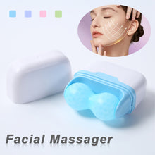 Load image into Gallery viewer, Double Head Ice Roller Beauty Device Portable Facial Massage Device Household Handheld Soothing Skin Ice Compress Device
