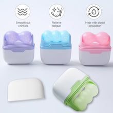 Load image into Gallery viewer, Double Head Ice Roller Beauty Device Portable Facial Massage Device Household Handheld Soothing Skin Ice Compress Device
