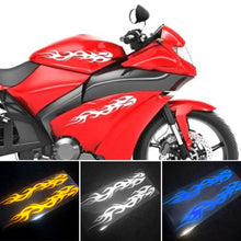 Load image into Gallery viewer, 2Pcs Reflective Car Motorcycle Sticker Flames Decal Sticker Decoration Decals Vinyl Waterproof
