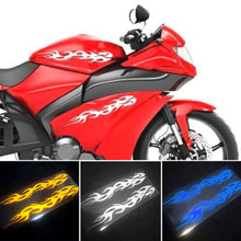 Load image into Gallery viewer, 2Pcs Reflective Car Motorcycle Sticker Flames Decal Sticker Decoration Decals Vinyl Waterproof
