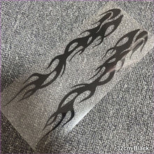 Load image into Gallery viewer, 2Pcs Reflective Car Motorcycle Sticker Flames Decal Sticker Decoration Decals Vinyl Waterproof
