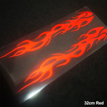 Load image into Gallery viewer, 2Pcs Reflective Car Motorcycle Sticker Flames Decal Sticker Decoration Decals Vinyl Waterproof
