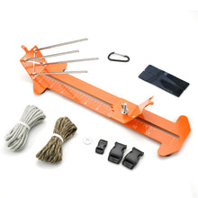 Load image into Gallery viewer, Metal DIY Paracord Bracelet Jig Kit with Marlin Spike Tool Survival Bracelet Making Jig Adjustable Length Jig Bracelet Maker
