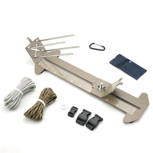 Load image into Gallery viewer, Metal DIY Paracord Bracelet Jig Kit with Marlin Spike Tool Survival Bracelet Making Jig Adjustable Length Jig Bracelet Maker
