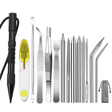 Load image into Gallery viewer, DIY Paracord Needle Tool Marlinspike Set Different Size Stainless Steel Knotter Tools Paracord FID Lacing Stitching Needles Tool
