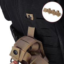 Load image into Gallery viewer, Outdoor Tactical Molle Knife Pouch EDC Tool Holder Adapter Backpack Cinch Fasten Belt Strap PALS Attachment Camping Hunting Accessories
