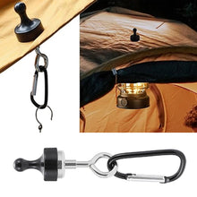 Load image into Gallery viewer, Outdoor Camping Tent Magnetic Hooks Heavy Duty Separable Canopy Carabiner Clip Magnet Hanger Camping Tools Accessories
