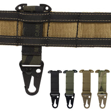 Load image into Gallery viewer, Tactical Molle T-Shape Webbing Clip Hanging Clash Hook Carabiner ICB Olecranon Metal Cummerbund Belt Hunting Vest Accessories
