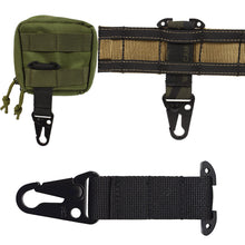 Load image into Gallery viewer, Tactical Molle T-Shape Webbing Clip Hanging Clash Hook Carabiner ICB Olecranon Metal Cummerbund Belt Hunting Vest Accessories
