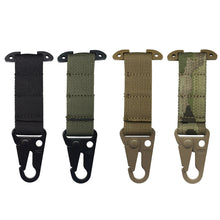Load image into Gallery viewer, Tactical Molle T-Shape Webbing Clip Hanging Clash Hook Carabiner ICB Olecranon Metal Cummerbund Belt Hunting Vest Accessories
