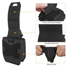 Load image into Gallery viewer, Universal Tactical Handcuffs Molle Pouch Shackles Holder Shackles Case Holster Quick Release Standard Cuffs Nylon for Vest

