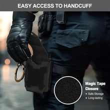 Load image into Gallery viewer, Universal Tactical Handcuffs Molle Pouch Shackles Holder Shackles Case Holster Quick Release Standard Cuffs Nylon for Vest
