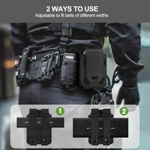 Load image into Gallery viewer, Universal Tactical Handcuffs Molle Pouch Shackles Holder Shackles Case Holster Quick Release Standard Cuffs Nylon for Vest

