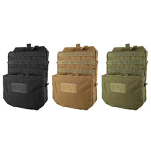 Load image into Gallery viewer, Tactical Molle Backpack Hydration Pack Mini Back Panel Water Bag Nylon Molle Pouch Hunting Lightweight Tactical Vest Accessories
