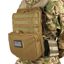 Load image into Gallery viewer, Tactical Molle Backpack Hydration Pack Mini Back Panel Water Bag Nylon Molle Pouch Hunting Lightweight Tactical Vest Accessories
