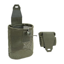 Load image into Gallery viewer, Tactical Molle Dump Pouch Folding Waist Bag Outdoor Roll-Up Drawstring Magazine Utility Mesh Bags Foldable Sport Hunting Pouches
