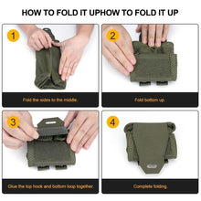Load image into Gallery viewer, Tactical Molle Dump Pouch Folding Waist Bag Outdoor Roll-Up Drawstring Magazine Utility Mesh Bags Foldable Sport Hunting Pouches

