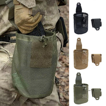 Load image into Gallery viewer, Tactical Molle Dump Pouch Folding Waist Bag Outdoor Roll-Up Drawstring Magazine Utility Mesh Bags Foldable Sport Hunting Pouches
