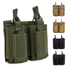 Load image into Gallery viewer, Universal M4 M14 M16 AK AR Tactical Magazine Molle Pouch Triple Magazine Pouch Double-Layer Mag Pouches Cartridge Holder
