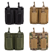 Load image into Gallery viewer, Universal M4 M14 M16 AK AR Tactical Magazine Molle Pouch Triple Magazine Pouch Double-Layer Mag Pouches Cartridge Holder
