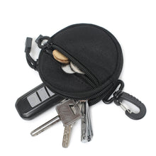 Load image into Gallery viewer, Mini Outdoor EDC Zipper Molle Pouch With Buckle Keychain Holder Earphone Key Wallet Coin Purses Utility Hiking Hunting Accessories Waist Bag
